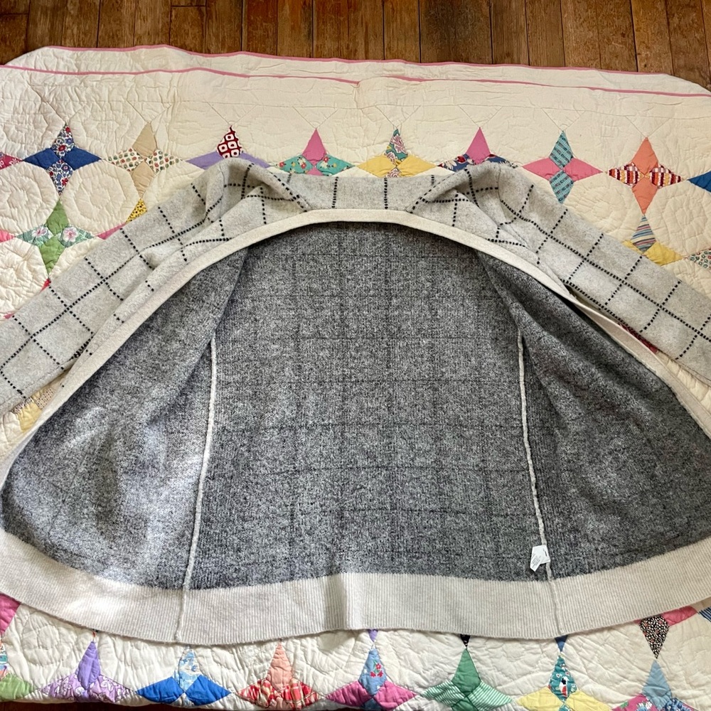 Madewell Ryder Cardigan in windowpane - Picture 12 of 14